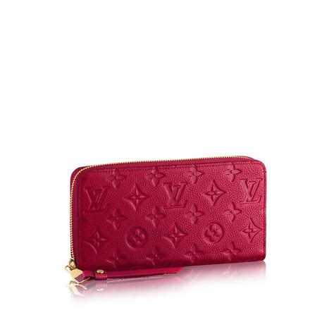 louis vuitton red zipper wallet|authentic Louis Vuitton zippy wallet.